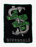 Riverdale Southside Serpents Throw Blanket, , hi-res