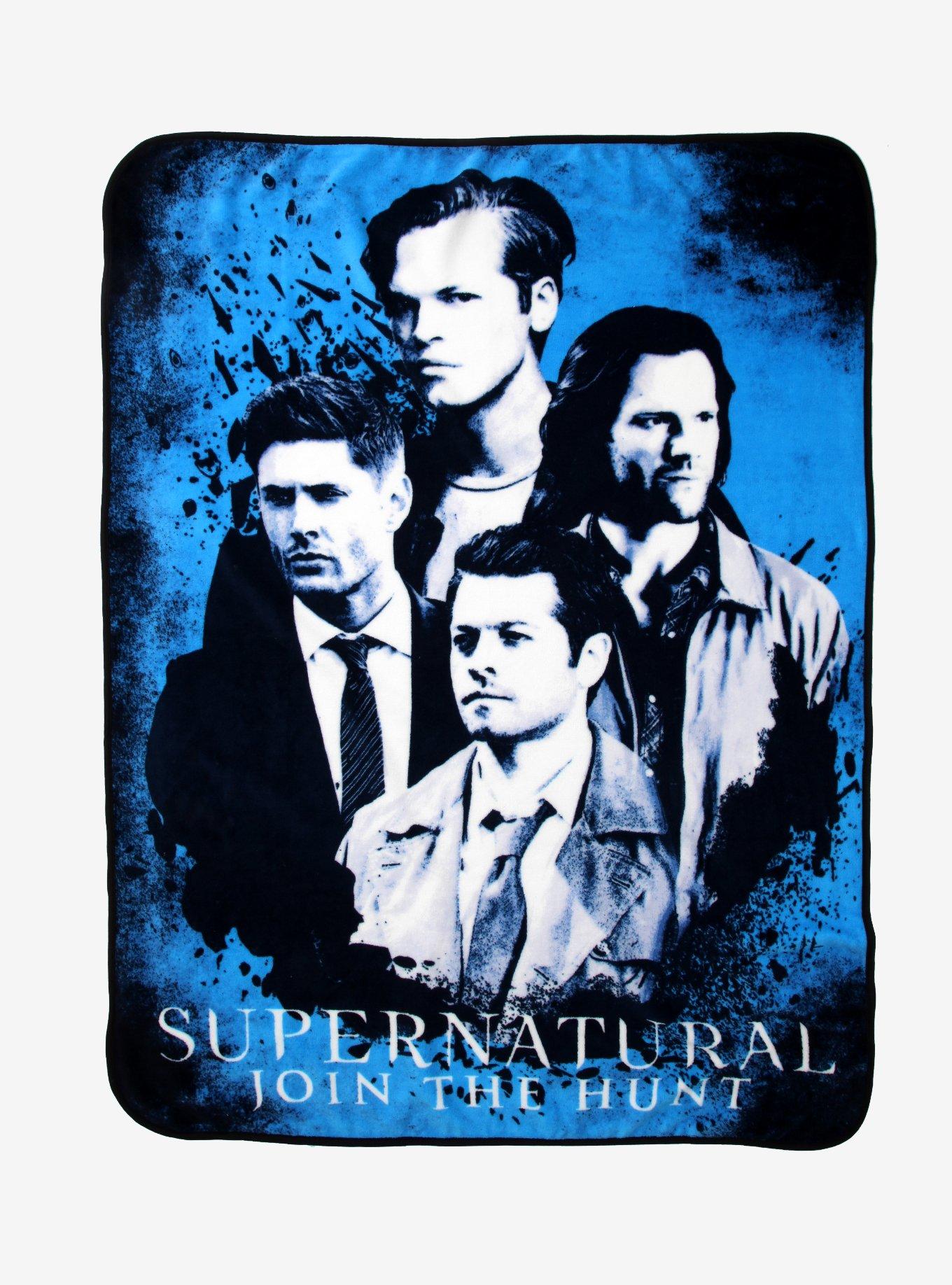 Supernatural Join The Hunt Throw Blanket