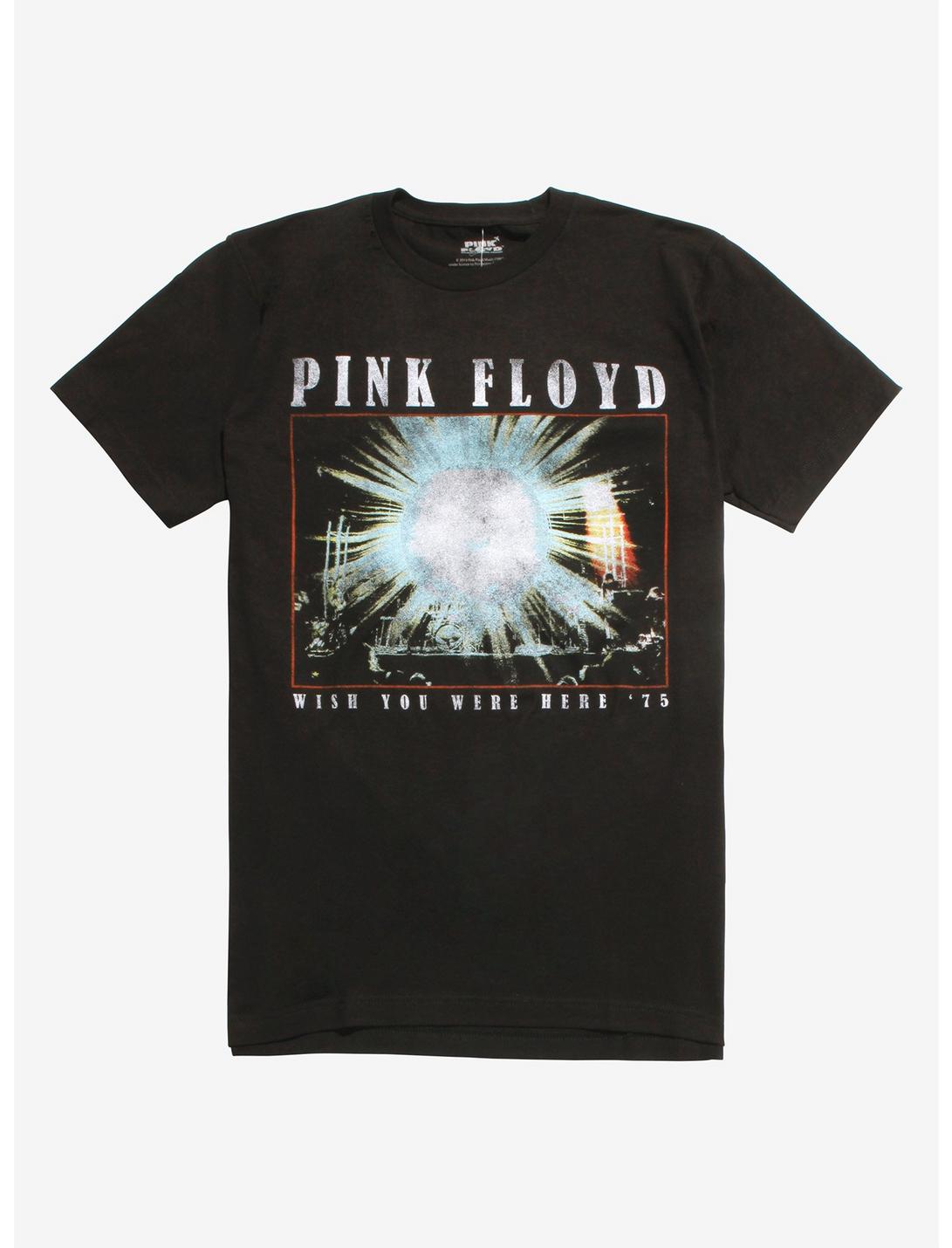 Pink Floyd Wish You Were Here '75 Tour T-Shirt, BLACK, hi-res