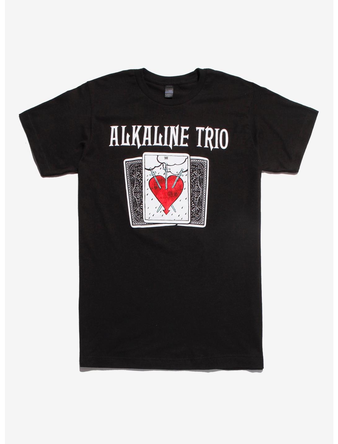 Alkaline Trio Tarot Cards T-Shirt, BLACK, hi-res