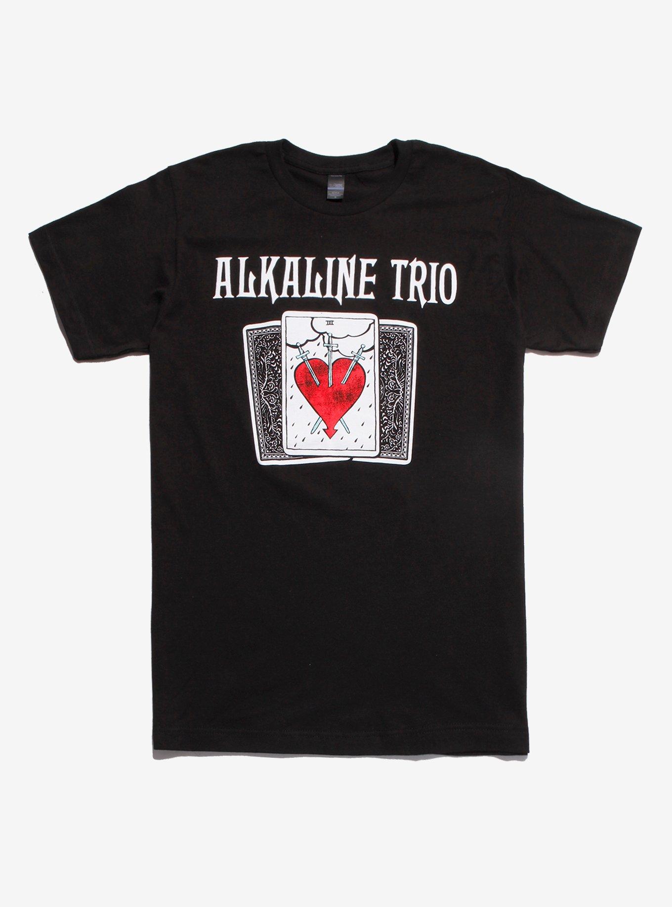 Alkaline Trio Tarot Cards T-Shirt, BLACK, hi-res