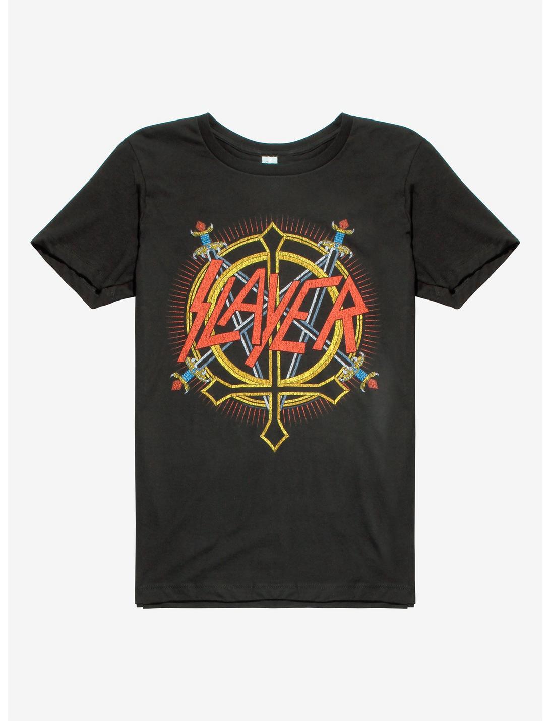 Slayer Sword Pentagram T-Shirt, BLACK, hi-res