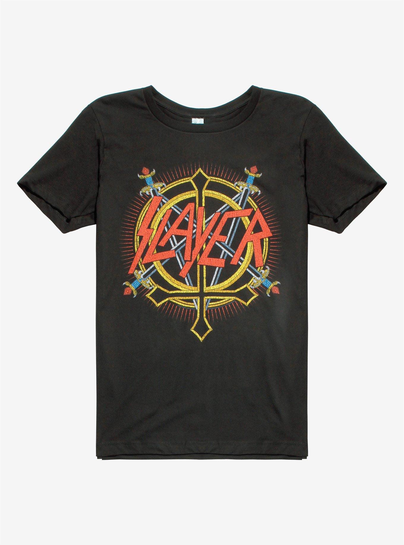 Slayer Sword Pentagram T-Shirt, BLACK, hi-res