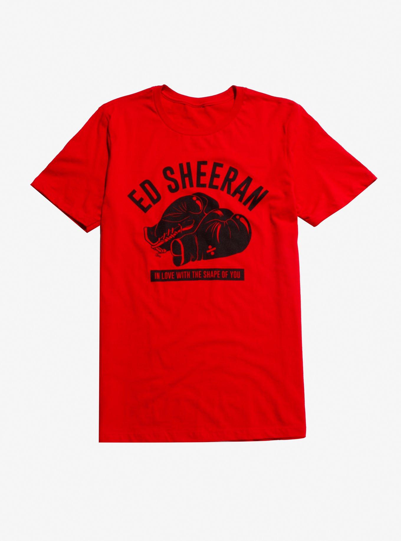 Ed Sheeran Shape Of You Red T-Shirt, RED, hi-res