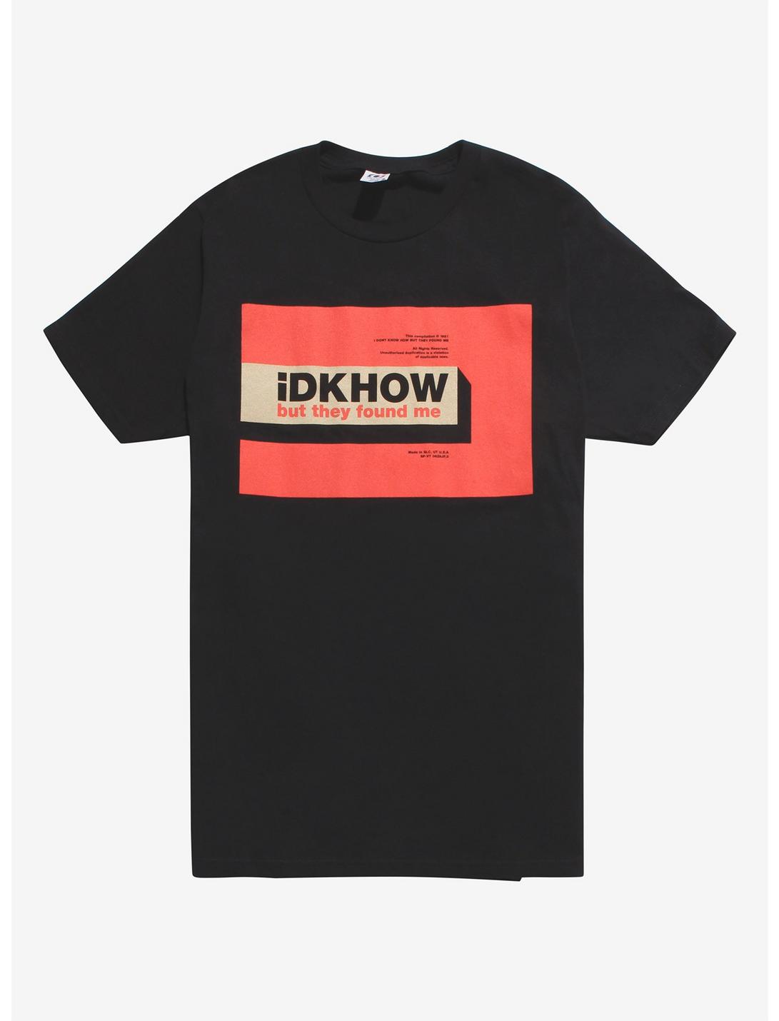 I Don't Know How But They Found Me Orange Box T-Shirt, BLACK, hi-res