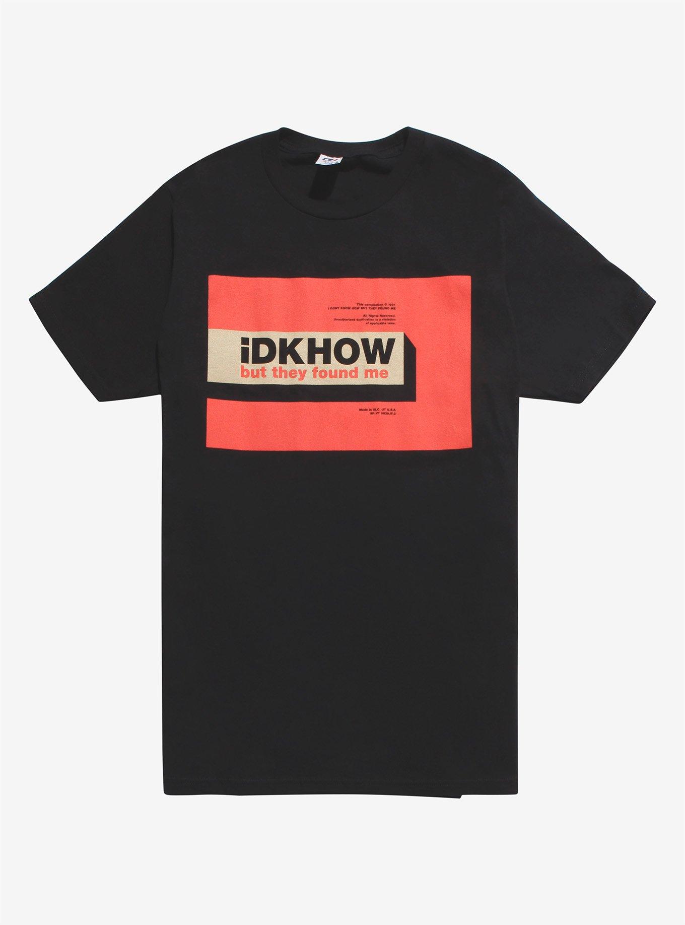 I Don't Know How But They Found Me Orange Box T-Shirt, BLACK, hi-res