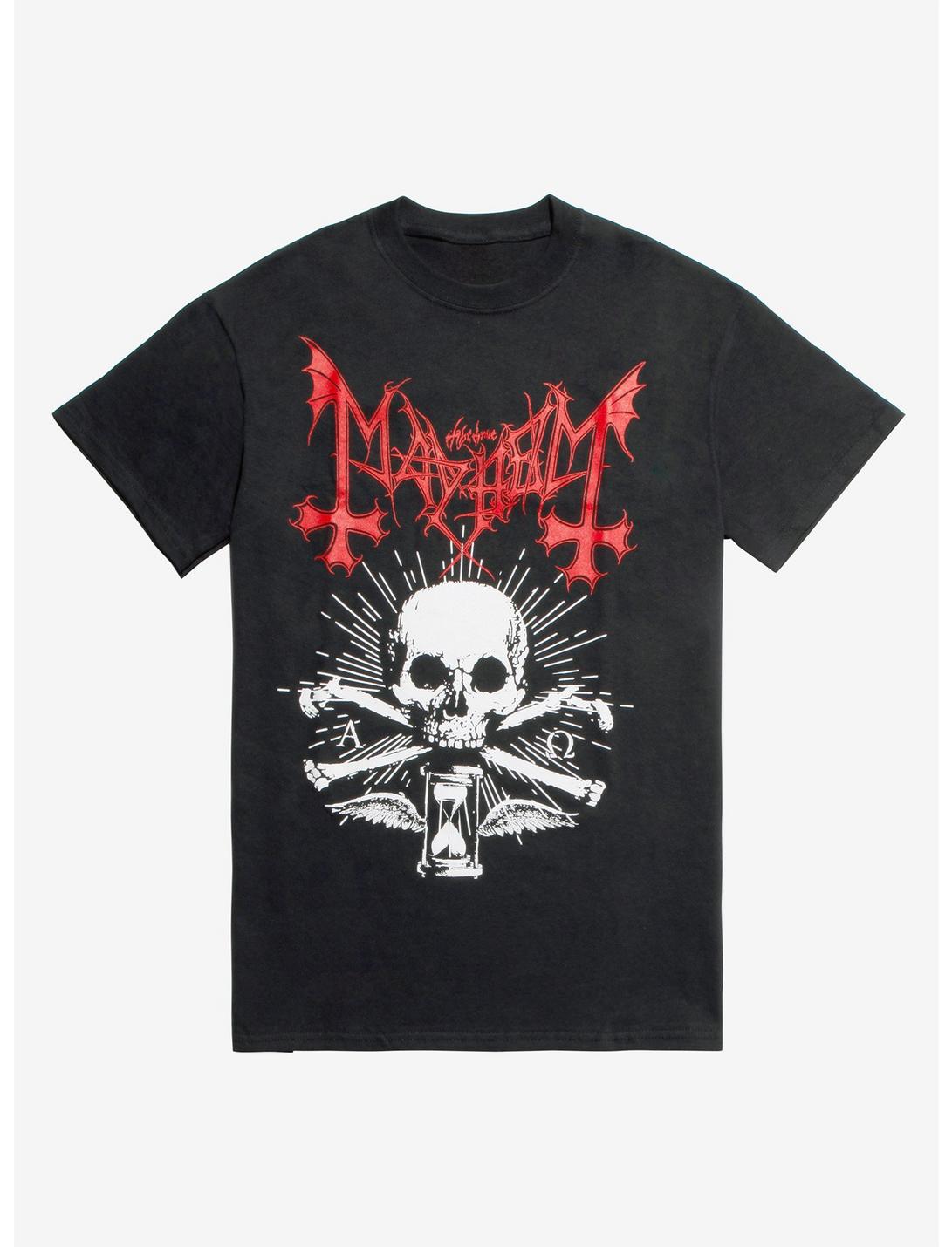 Mayhem Death Time T-Shirt, BLACK, hi-res