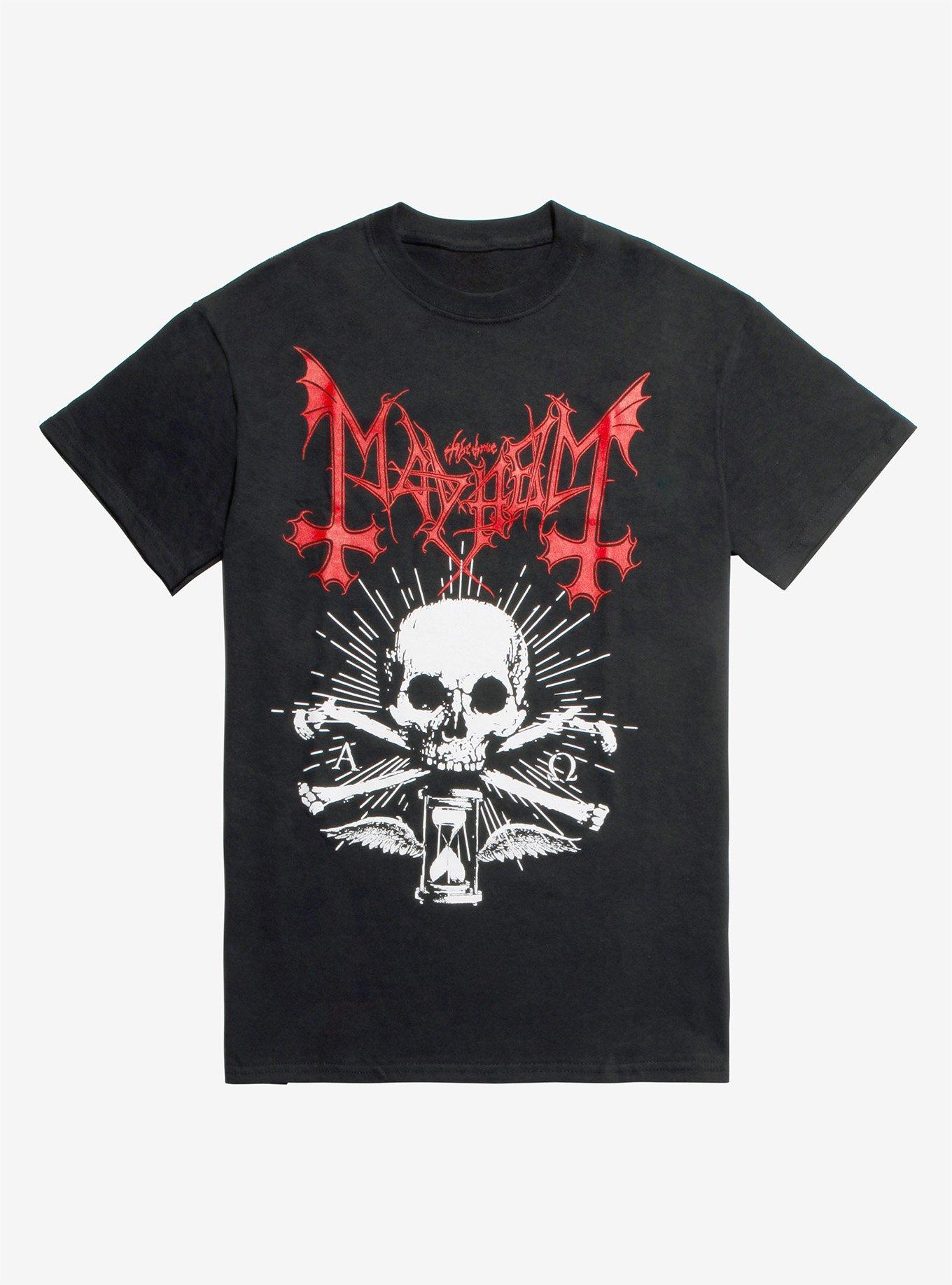 norway rock mayhem band vintage punk t shirt - Gebli