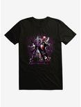 DC Comics Batman Harley Quinn And The Joker Art T-Shirt, BLACK, hi-res
