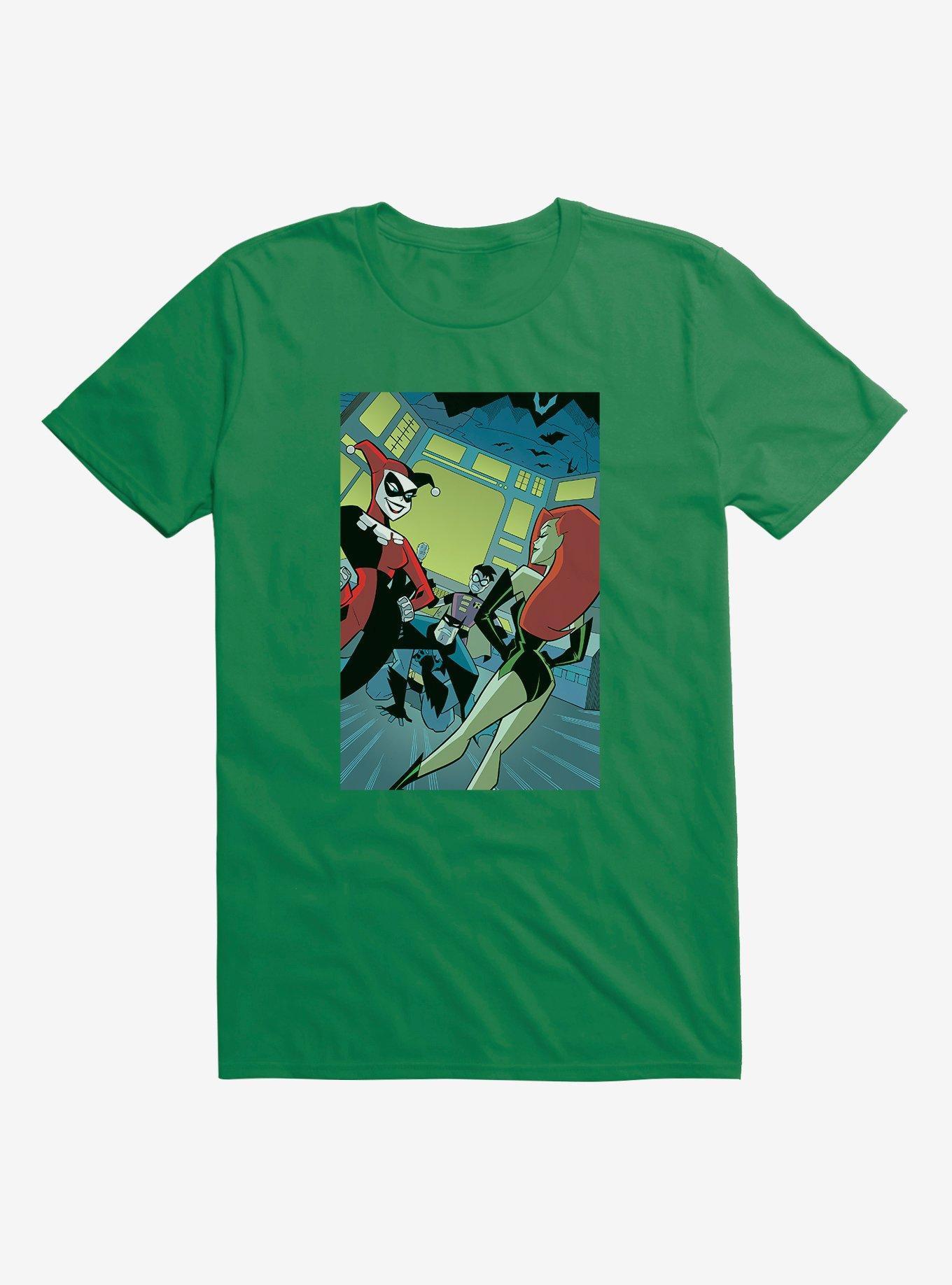 DC Comics Batman Harley Quinn Poison Ivy T-Shirt, KELLY GREEN, hi-res