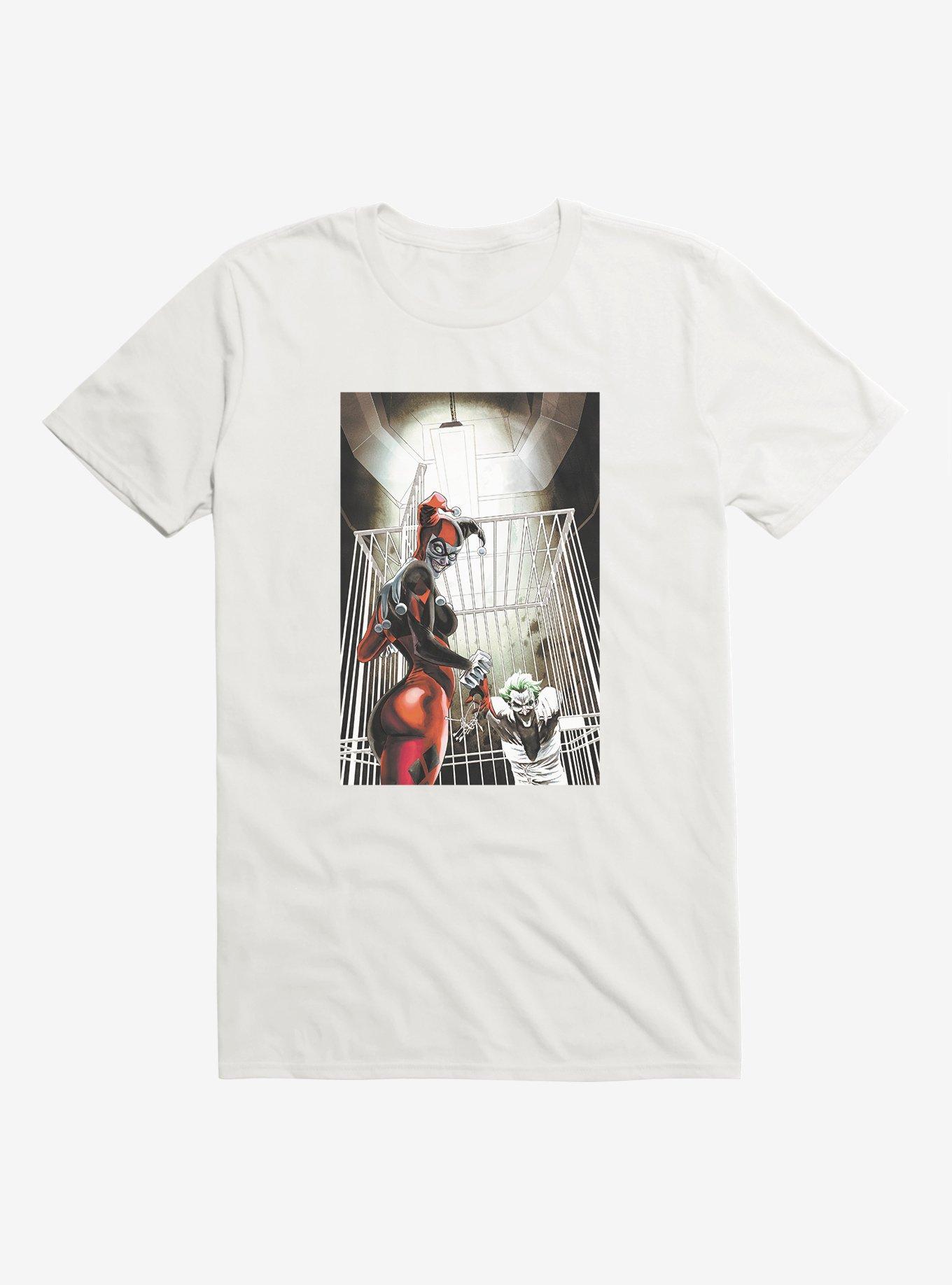 DC Comics Batman Harley Quinn and The Joker Cage T-Shirt, , hi-res