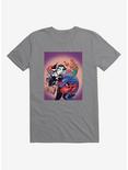 DC Comics Batman Harley Quinn The Joker Valentines T-Shirt, STORM GREY, hi-res