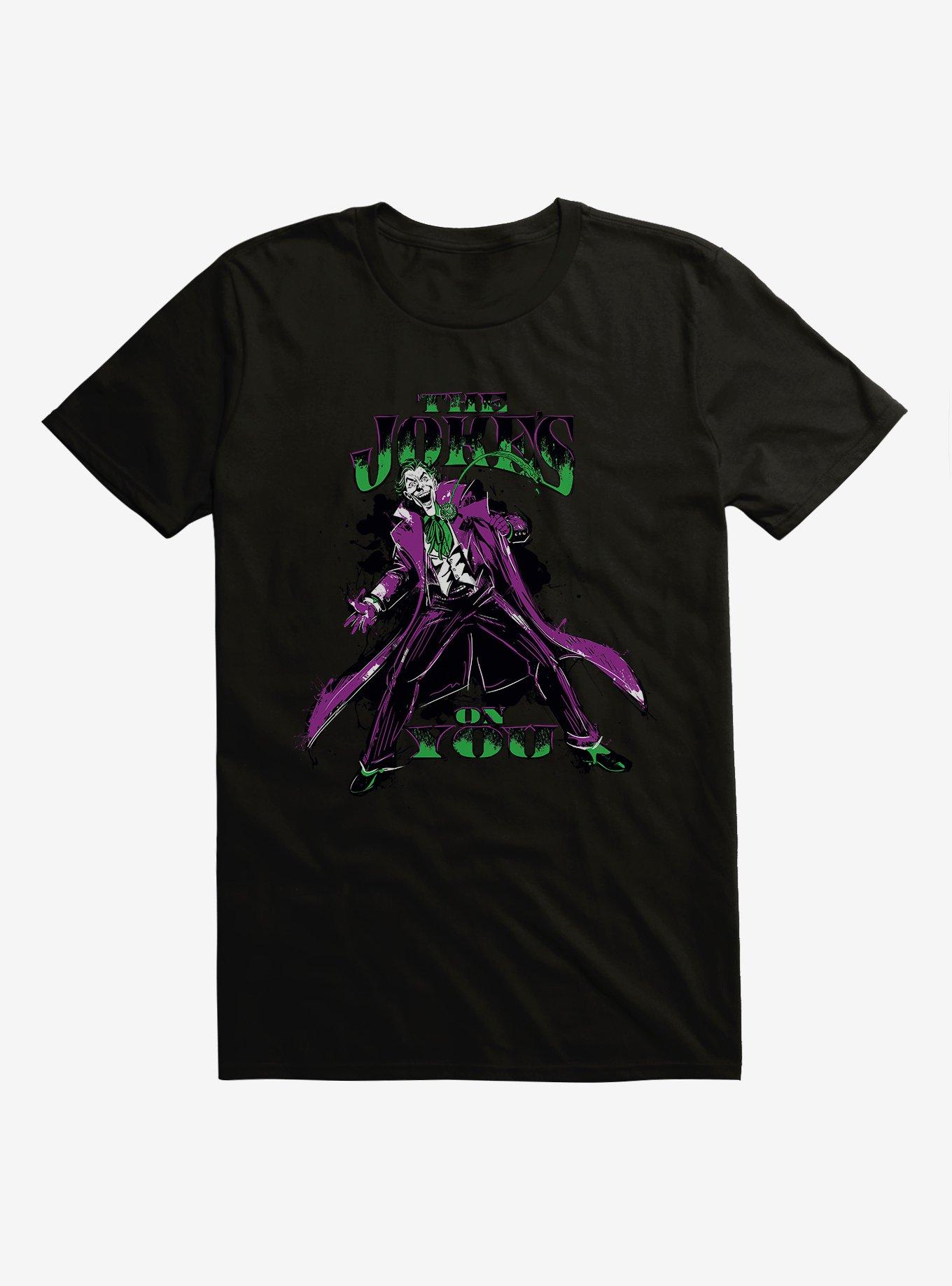 DC Comics Batman The Joker Jokes On You T-Shirt, , hi-res