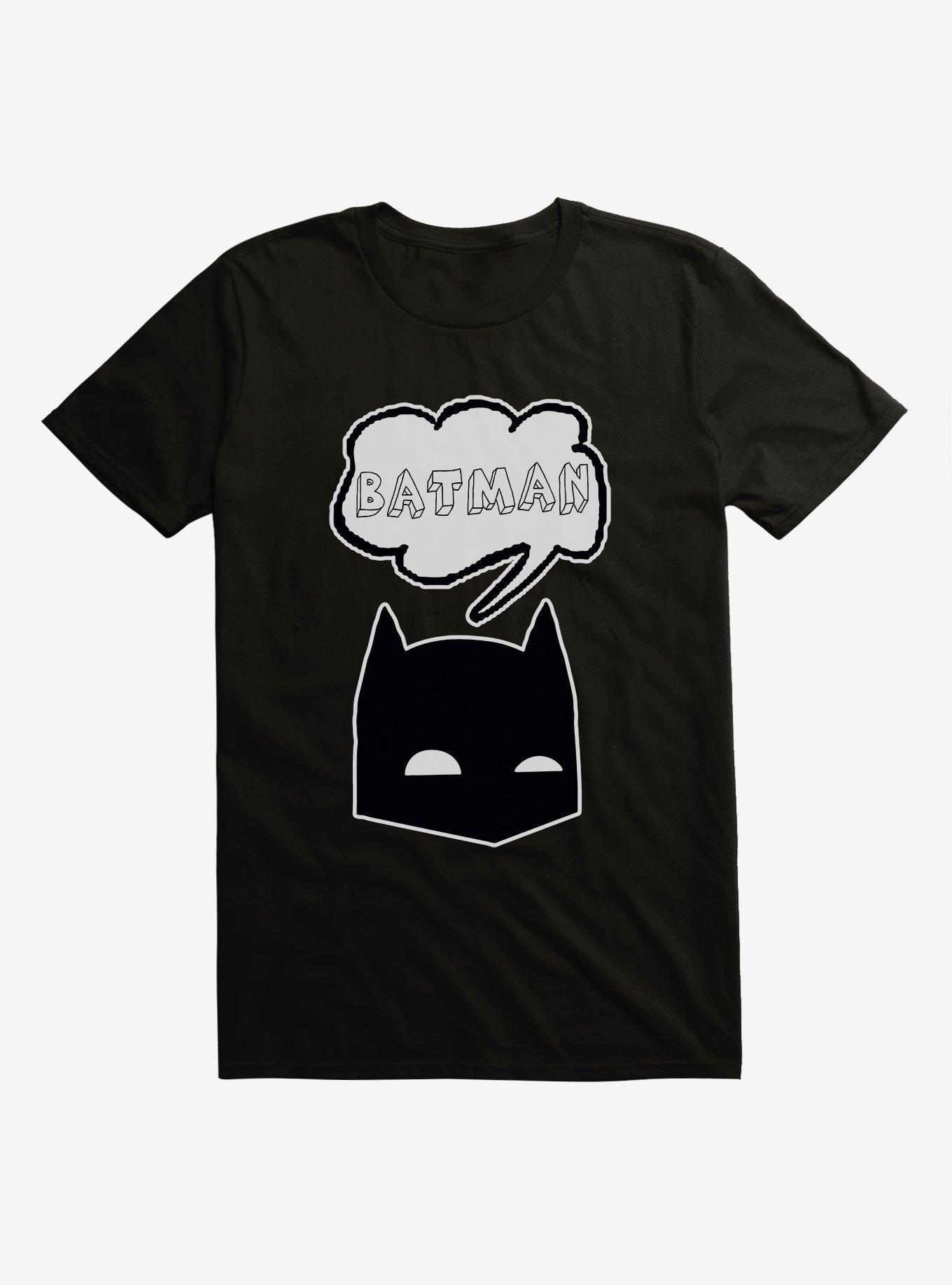 DC Comics Batman Thought Bubbles T-Shirt, BLACK, hi-res