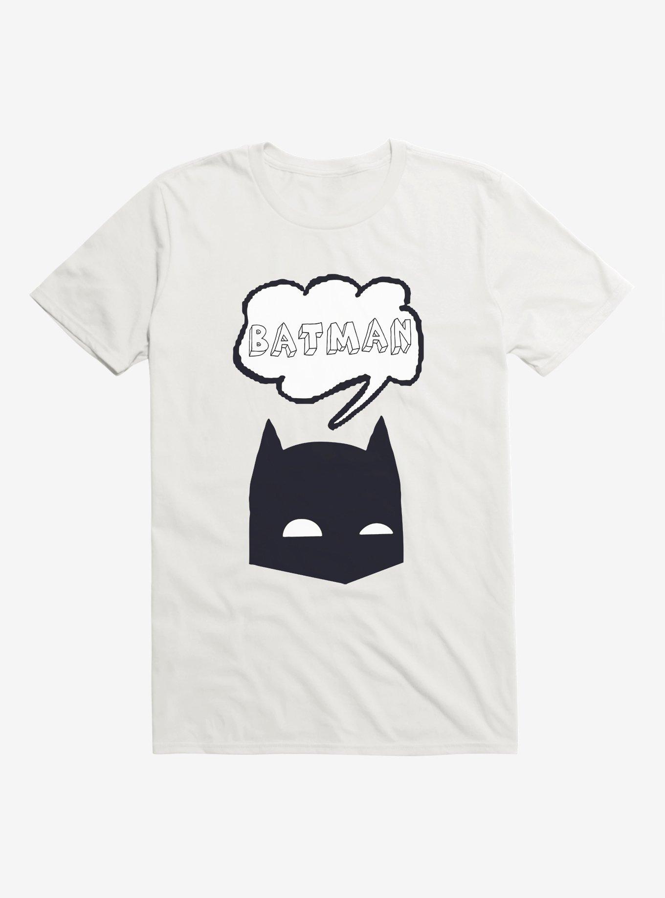 DC Comics Batman Thought Bubbles T-Shirt, WHITE, hi-res