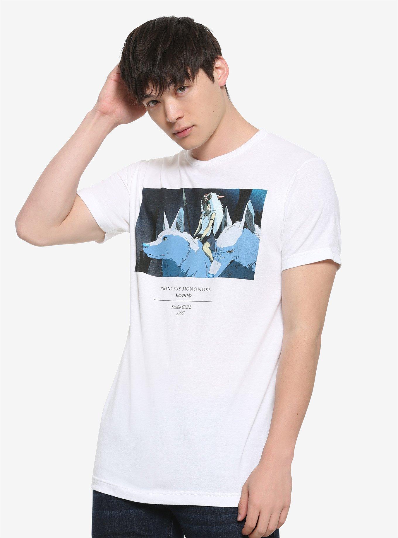 Our Universe Studio Ghibli The World Of Studio Ghibli Collection Princess Mononoke White T-Shirt, MULTI, hi-res