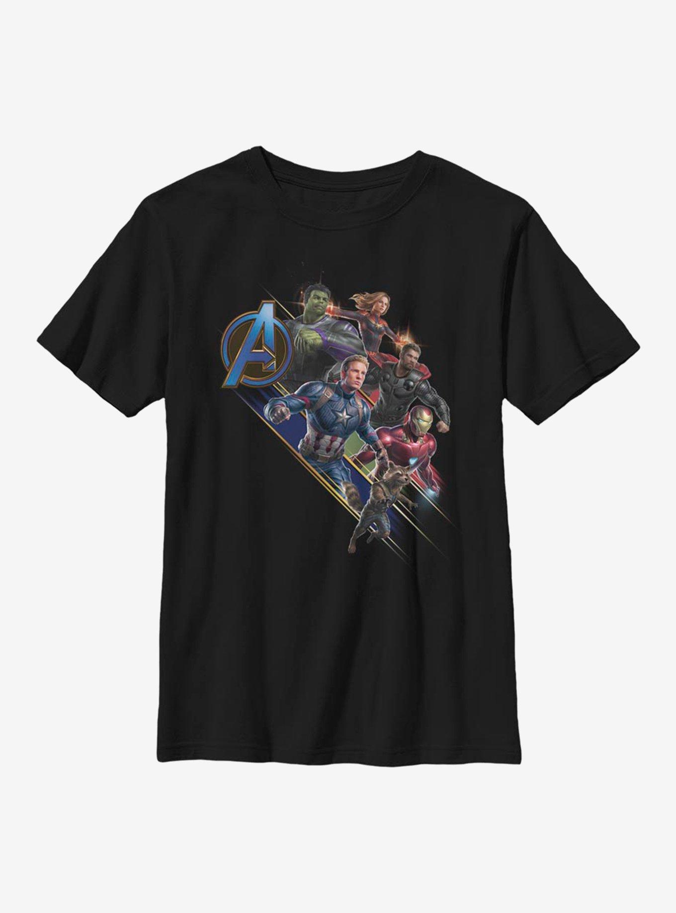 Marvel Avengers Angled Shot Youth T-Shirt, , hi-res