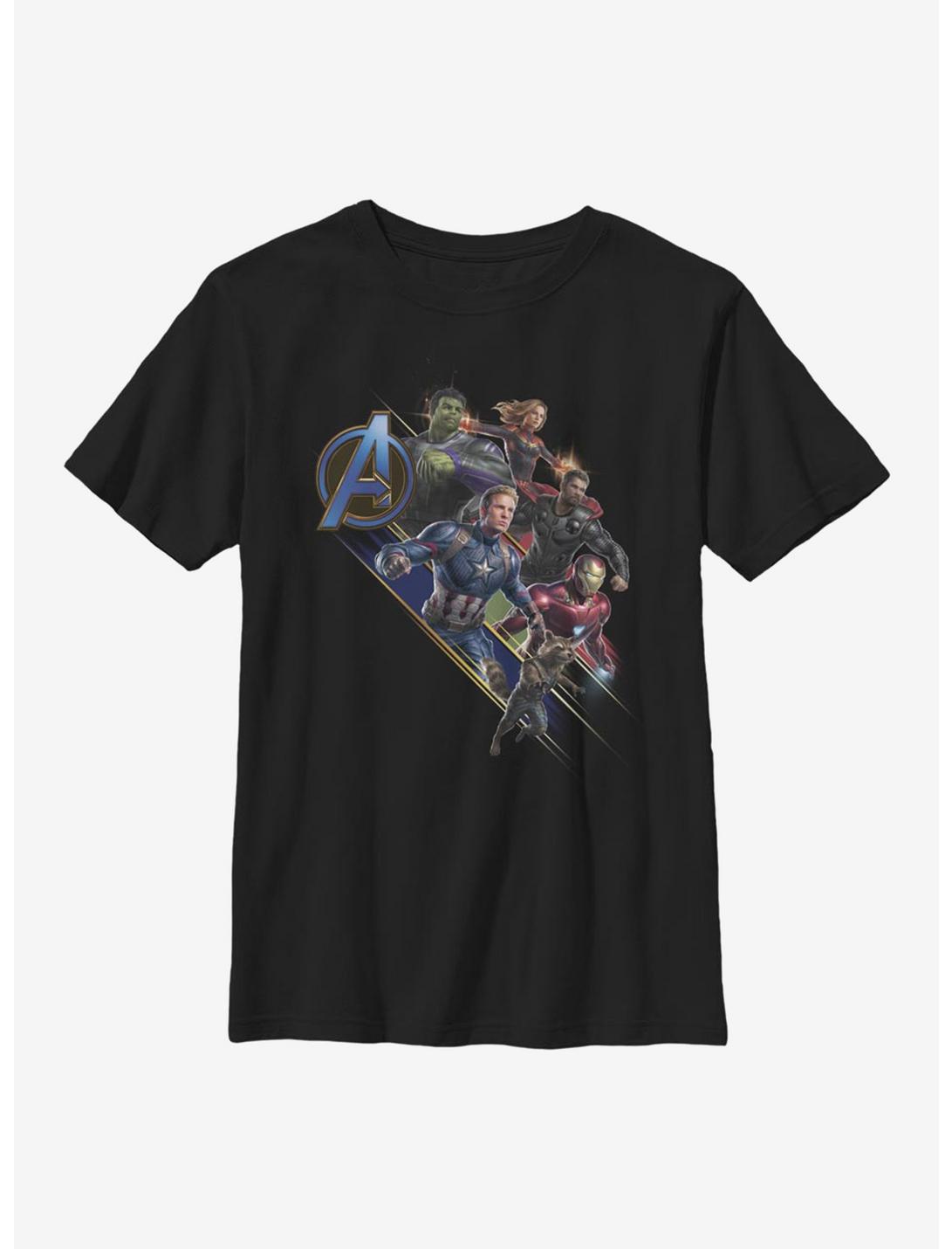 Marvel Avengers Assemble Youth T-Shirt, BLACK, hi-res