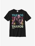 Marvel Avengers 70s Thanos Youth T-Shirt, BLACK, hi-res