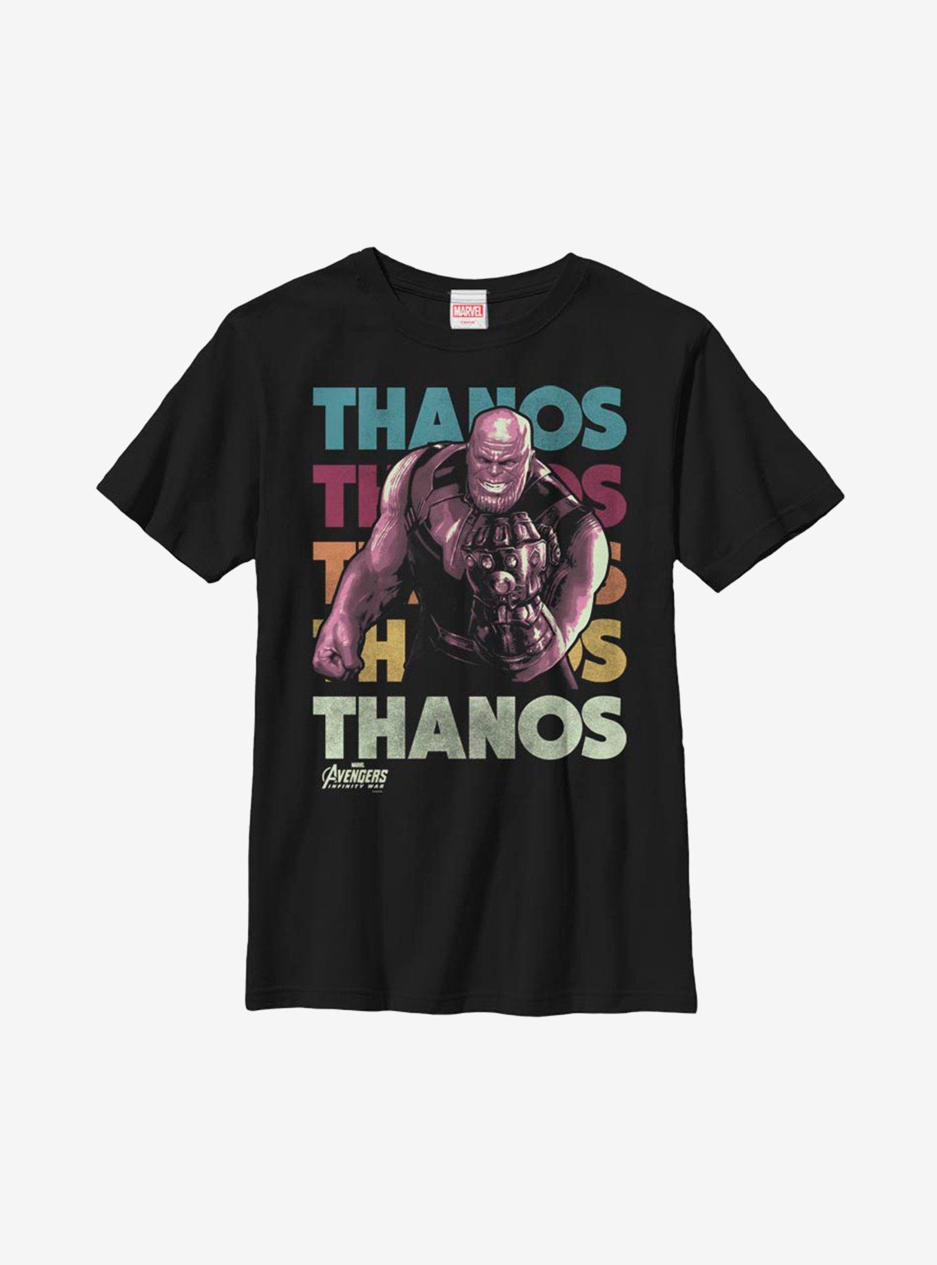 Marvel Avengers 70s Thanos Youth T-Shirt, , hi-res