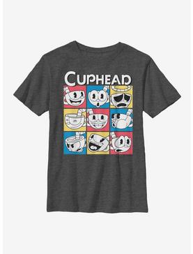 Cuphead Expressions Youth T-Shirt, , hi-res