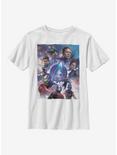 Marvel Avengers Basic Poster Youth T-Shirt, WHITE, hi-res
