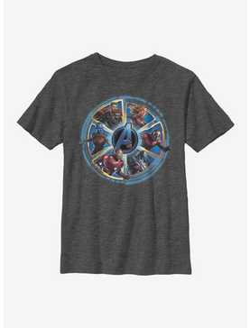 Marvel Avengers Circle Heroes Youth T-Shirt, , hi-res