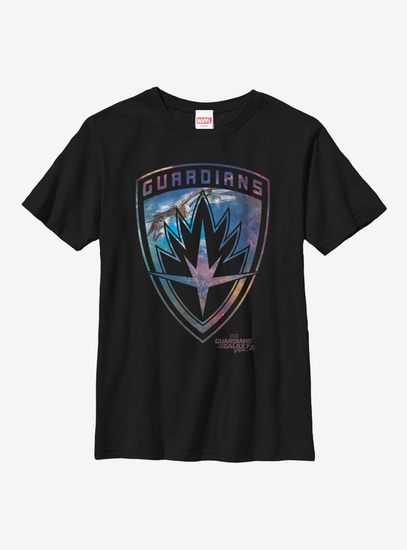 Marvel Guardians Of The Galaxy Milano Shield Youth T-Shirt, , hi-res
