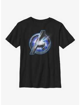 Marvel Avengers Endgame Logo Shine Youth T-Shirt, , hi-res