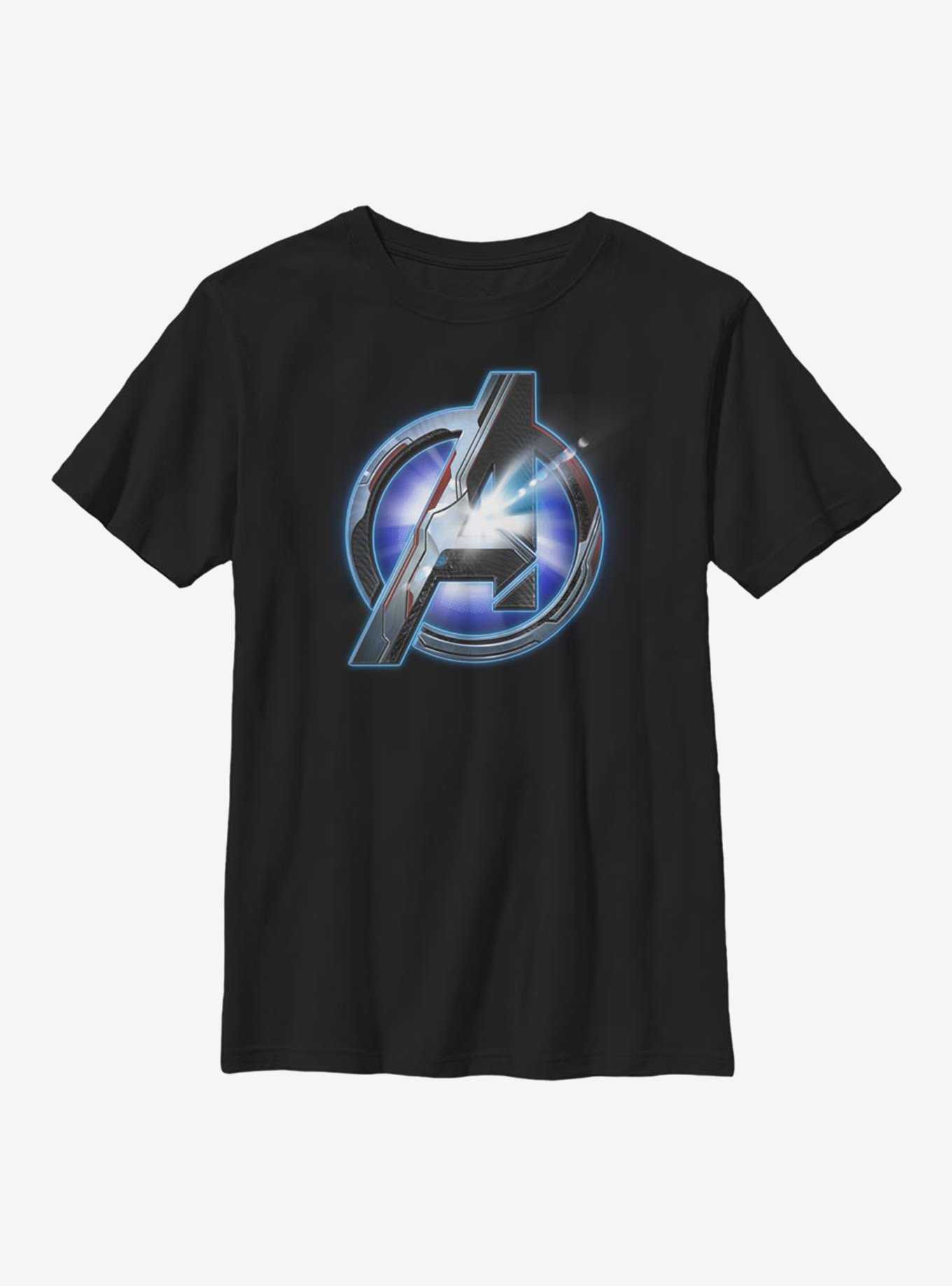 Marvel Avengers Endgame Logo Shine Youth T-Shirt, , hi-res