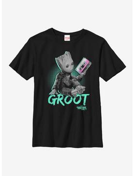 Plus Size Marvel Guardians Of The Galaxy Neon Baby Groot Youth T-Shirt, , hi-res