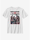 Marvel Avengers Legendary Group Youth T-Shirt, WHITE, hi-res