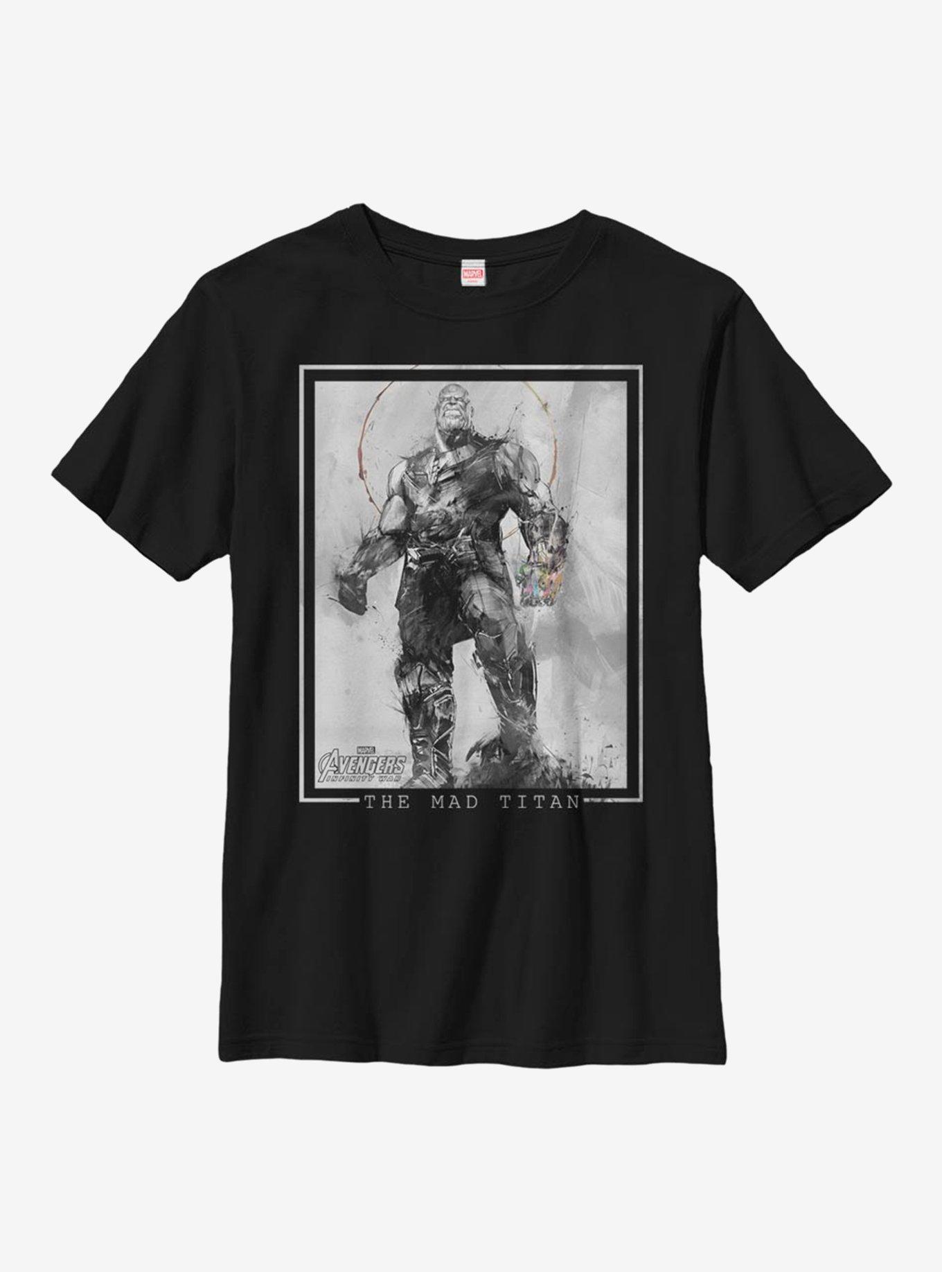 Marvel Avengers Mad Titan Thanos Youth T-Shirt, , hi-res