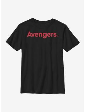 Marvel Avengers Simple Logo Youth T-Shirt, , hi-res