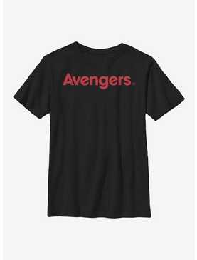 Marvel Avengers Simple Logo Youth T-Shirt, , hi-res