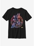 Marvel Avengers Team Neon Youth T-Shirt, BLACK, hi-res
