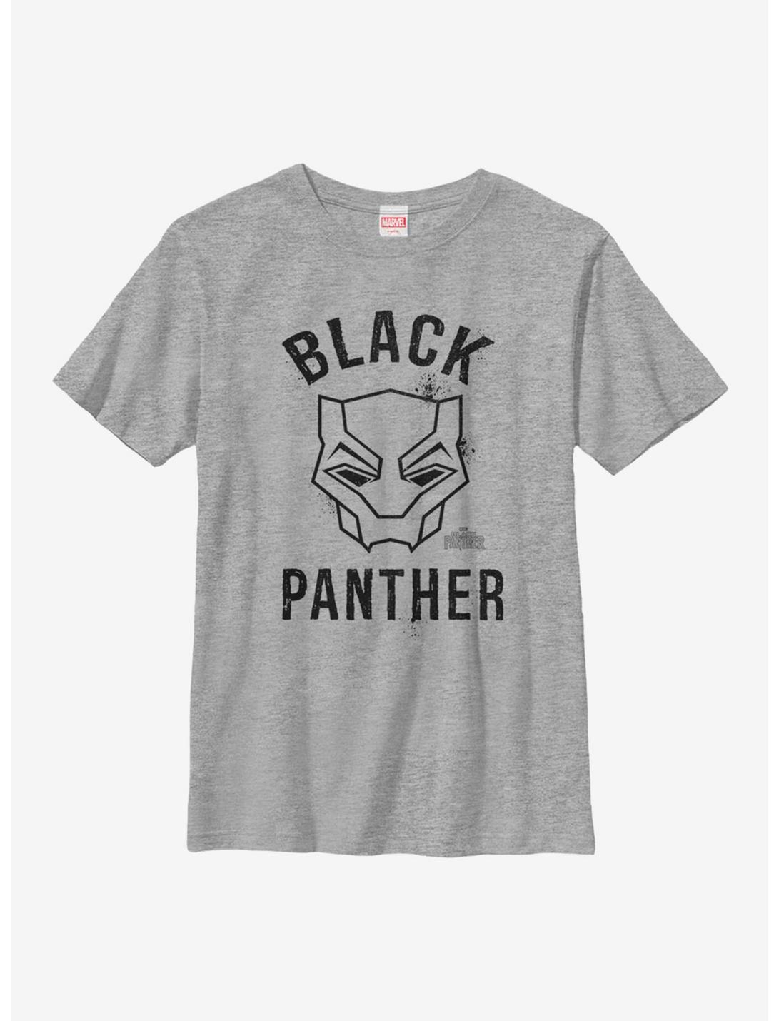 Marvel Black Panther Bold Youth T-Shirt, ATH HTR, hi-res