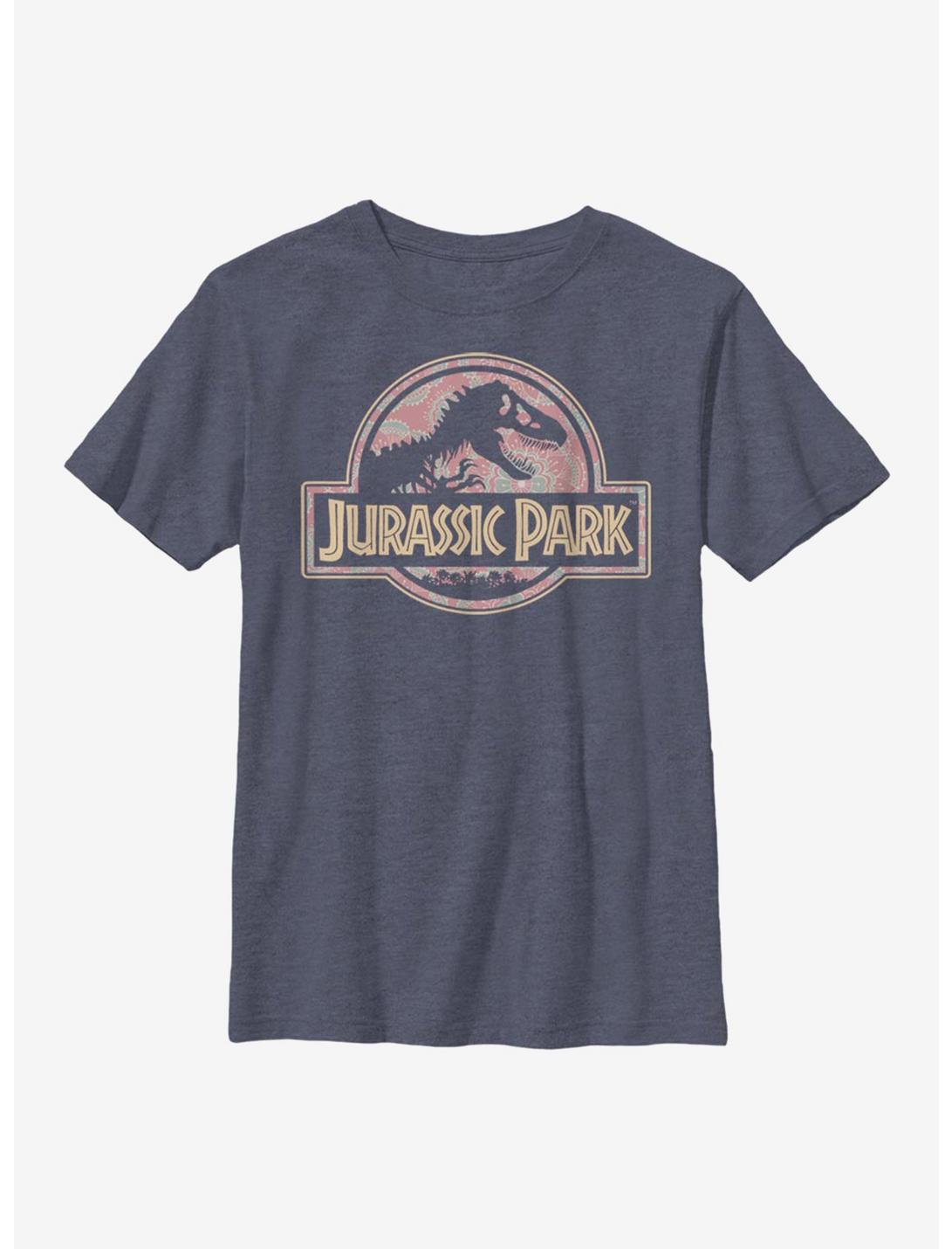 Jurassic Park Desert Park Youth T-Shirt, NAVY HTR, hi-res