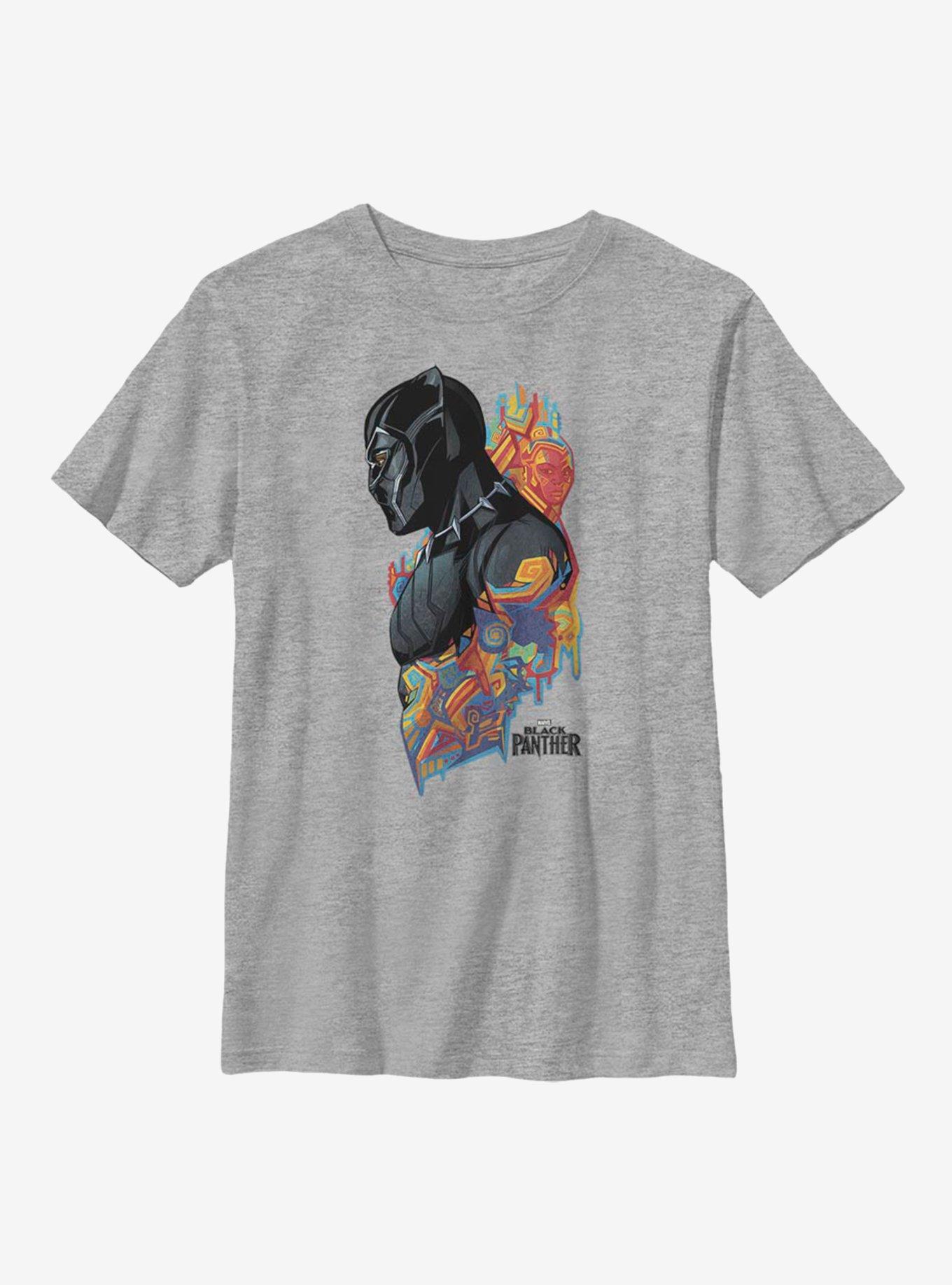 Marvel Black Panther Colorful Youth T-Shirt, , hi-res