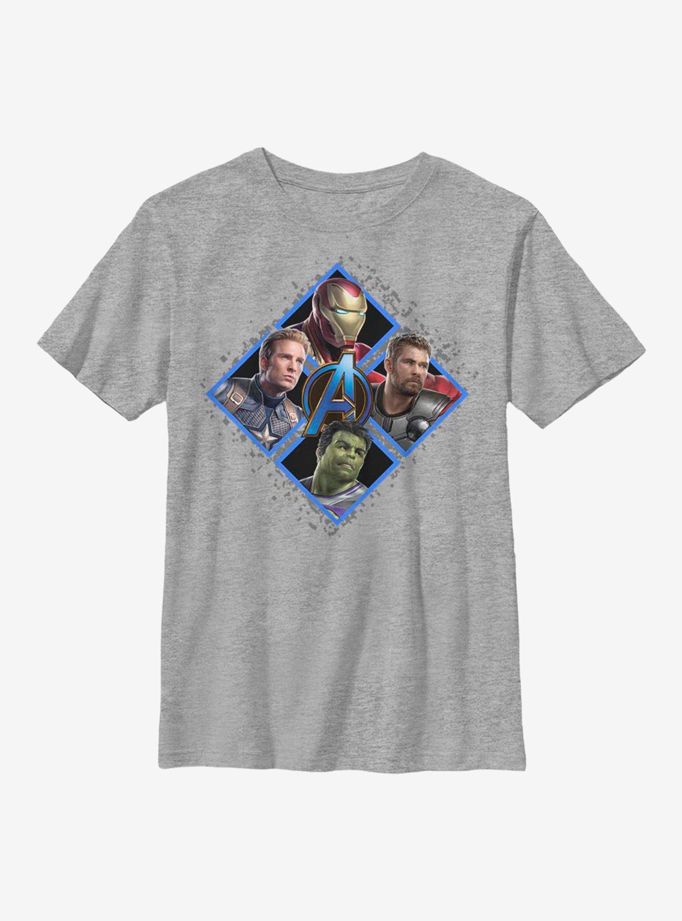 Marvel Avengers Square Box Youth T-Shirt, , hi-res