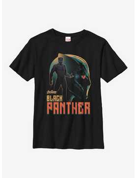 Marvel Black Panther King Silhouette Youth T-Shirt, , hi-res