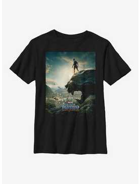 Marvel Black Panther Poster Art Youth T-Shirt, , hi-res