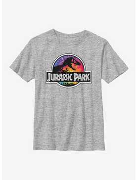 Jurassic Park Logo Tie Dye Youth T-Shirt, , hi-res
