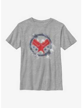 Marvel Avengers War Machine Spray Logo Youth T-Shirt, , hi-res