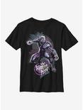 Marvel Black Panther Warrior King Youth T-Shirt, BLACK, hi-res