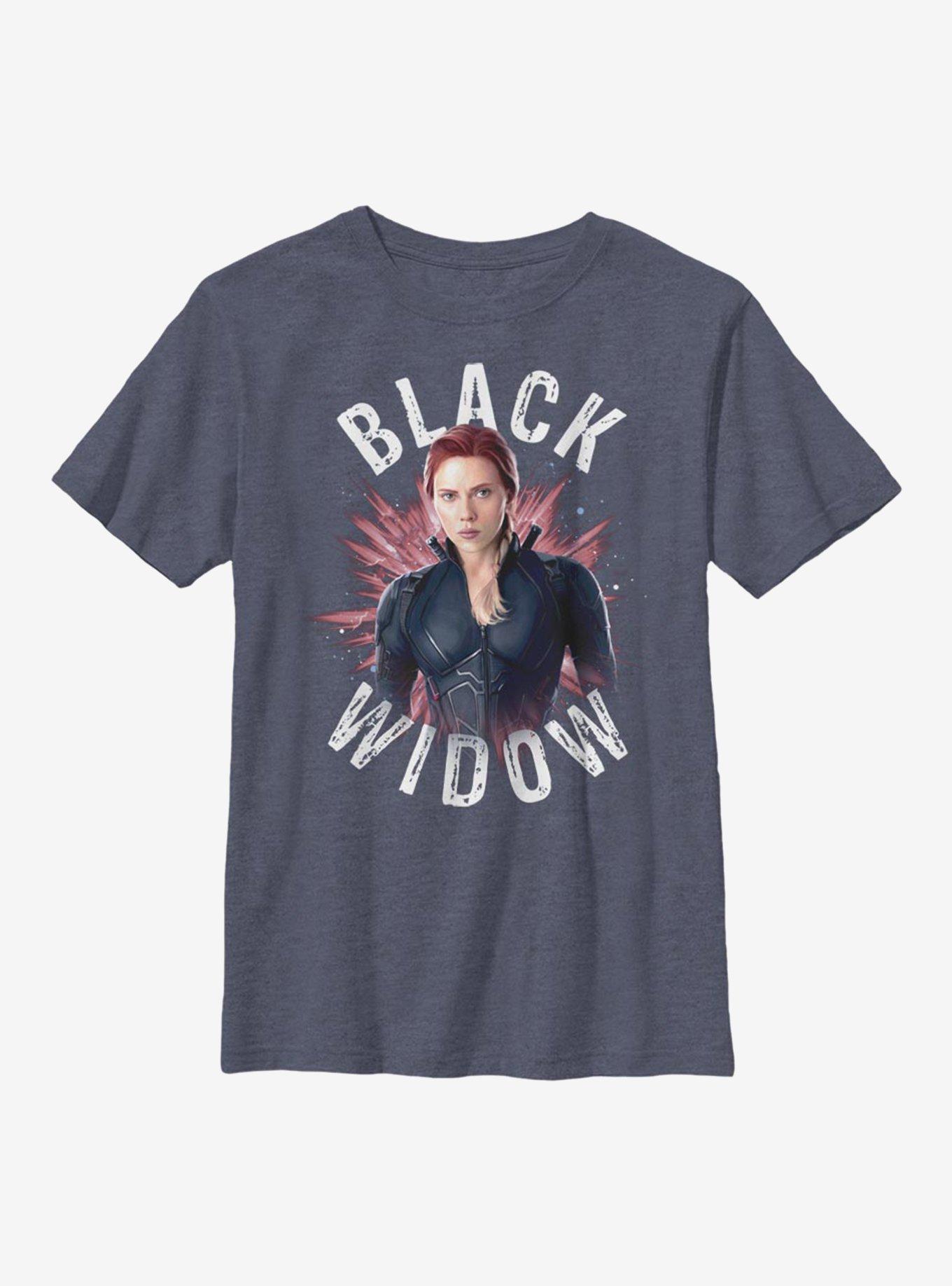Marvel Black Widow Burst Youth T-Shirt, , hi-res