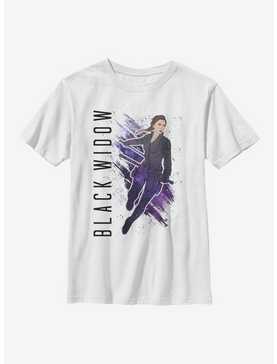 Marvel Black Widow Black Widow Painted Youth T-Shirt, , hi-res
