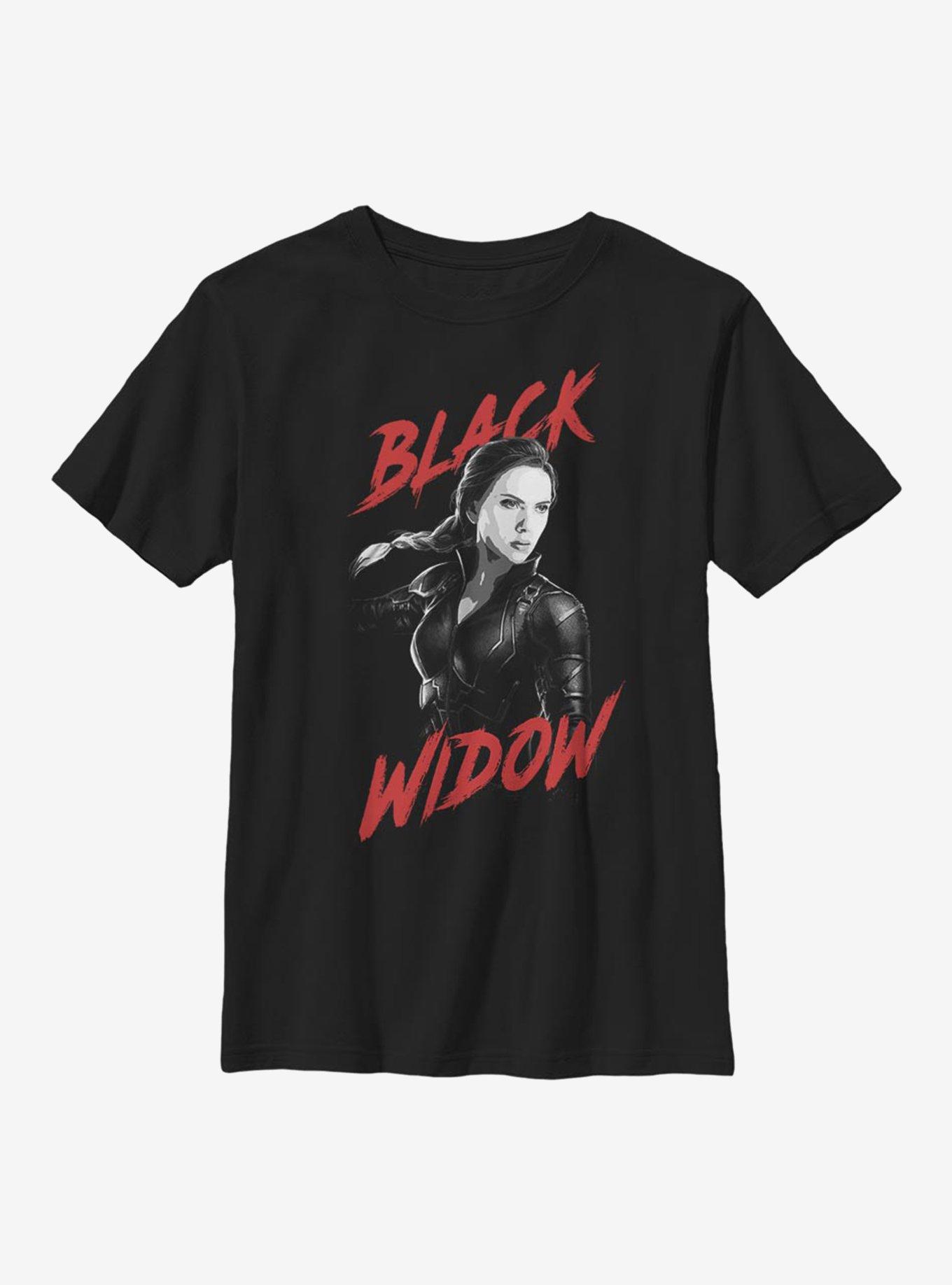 Marvel Black Widow High Contrast Youth T-Shirt, , hi-res