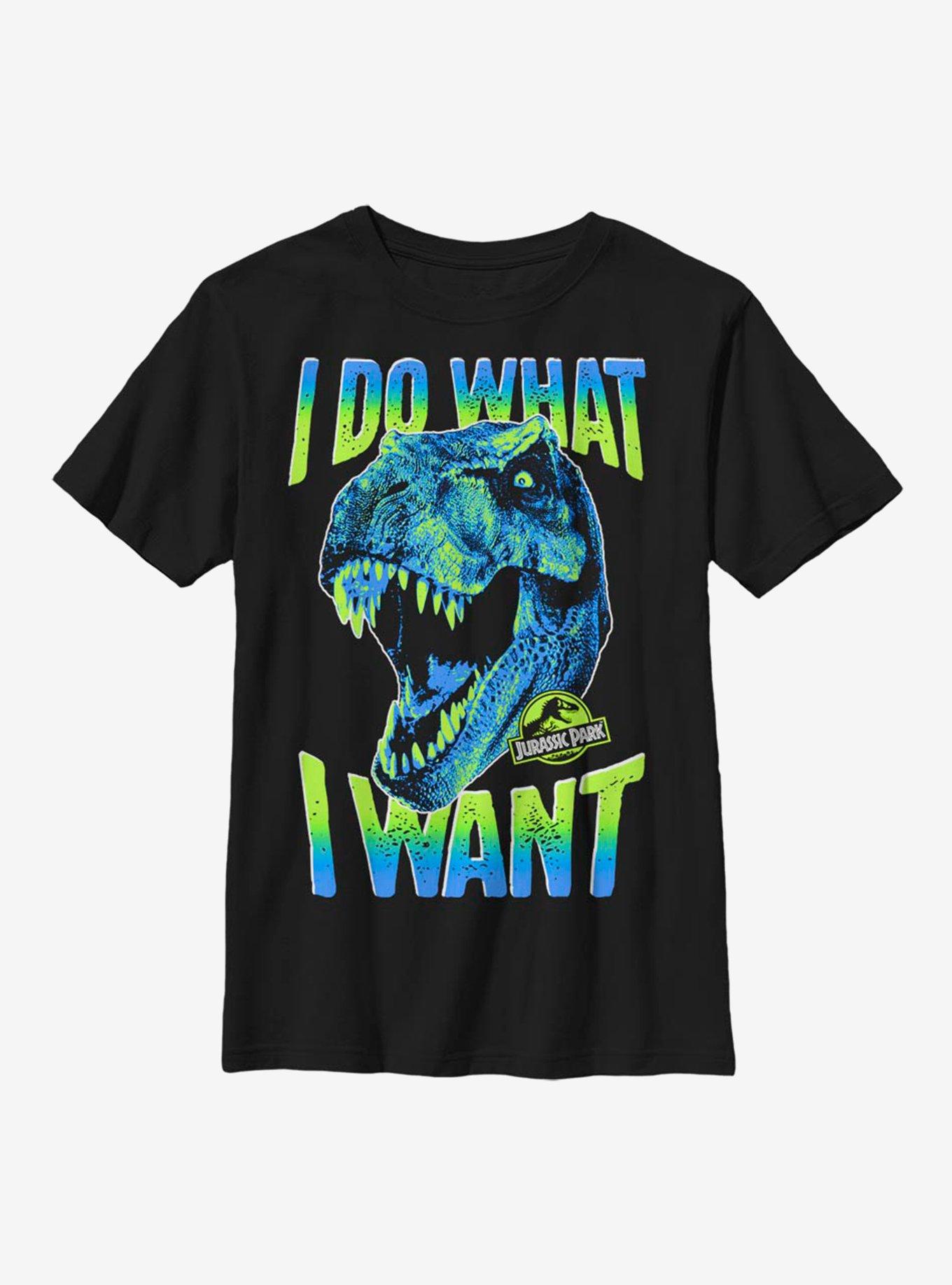 Jurassic Park What I Want Youth T-Shirt, , hi-res