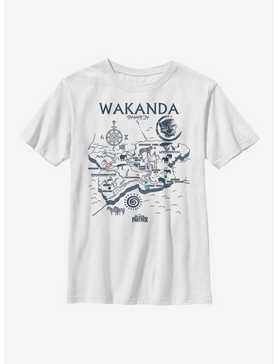 Marvel Black Panther Wakanda Map Youth T-Shirt, , hi-res